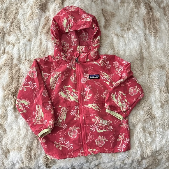 Patagonia Baby Baggies Girls Pink Jacket - Picture 2 of 6